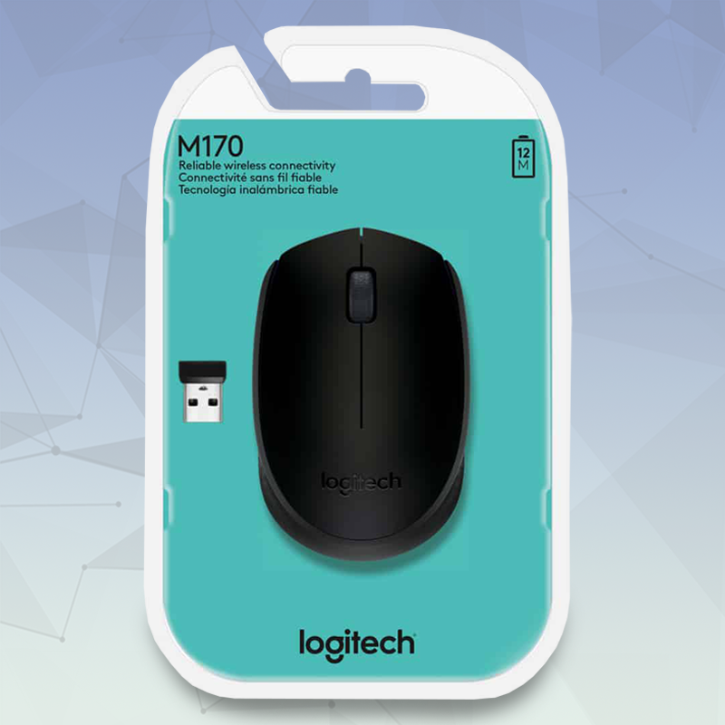 MOUSE  INALÁMBRICO M170 LOGITECH BLACK