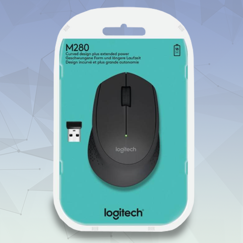 MOUSE INALÁMBRICO M280 LOGITECH BLACK