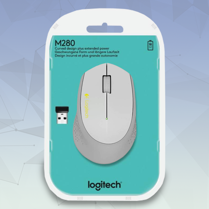 MOUSE INALÁMBRICO M280 LOGITECH GREY