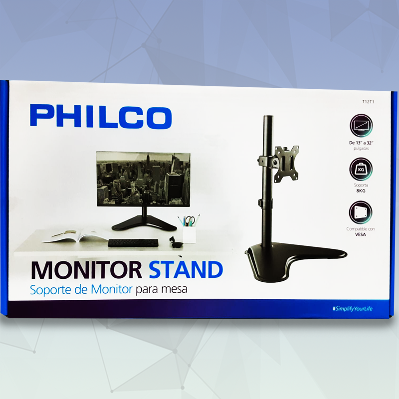 Soporte de Monitor para mesa Philco T12T1 13" a 32"