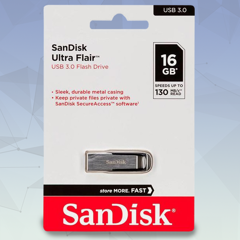 Pendrive SanDisk Ultra Flair USB 3.0 16GB