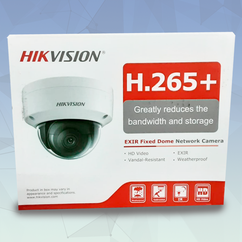 Domo IP 2MP IR30M PoE DS-2CD1123G0E-I 2.8mm Hikvision