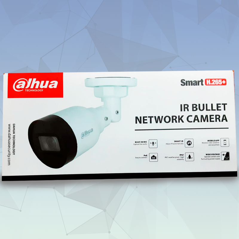 Camara IP Bala 4MP Dahua DH-IPC-HFW1431S1-A-S4