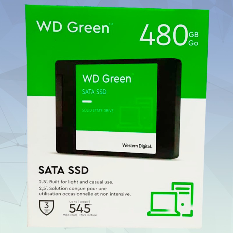 DISCO SOLIDO DE 480GB WESTER DIGITAL SATA 2,5