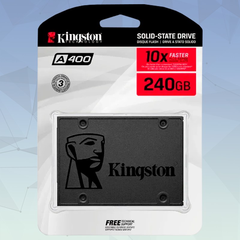 DISCO SOLIDO DE 240GB KINSTON A400 SATA