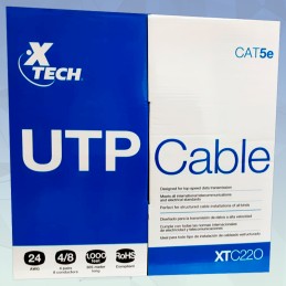 CABLE UTP CAT5e 305M XTECH...