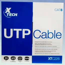 CABLE UTP CAT6 XTECH 305...