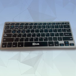 Teclado Inalámbrico Bluetooth y 2,4Ghz, recargable / mod. UT-KBBT2100