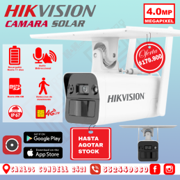 CAMARA SOLAR HIKVISION