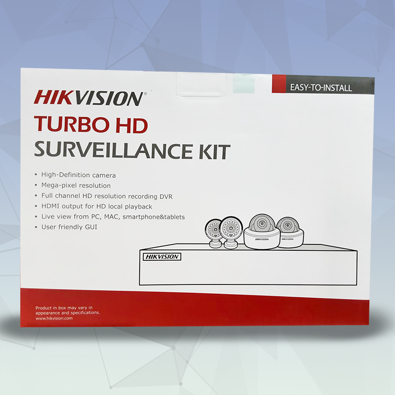 KIT DE 4 CAMARAS HIKVISION